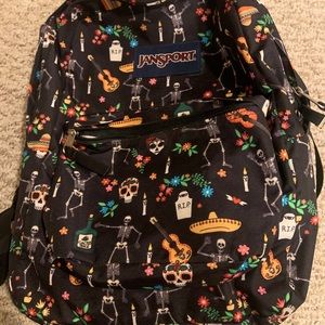 Jansport Day of the dead back pack